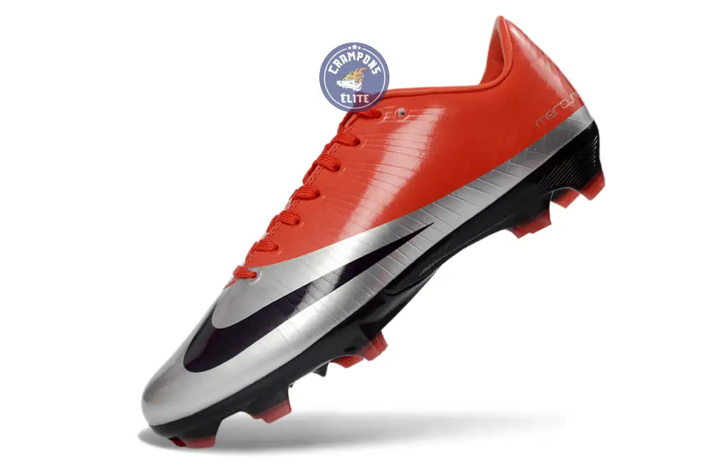 Nike Air Zoom Mercurial 10 FG 25 ans de Légende - Rouge/Noir/Argenté