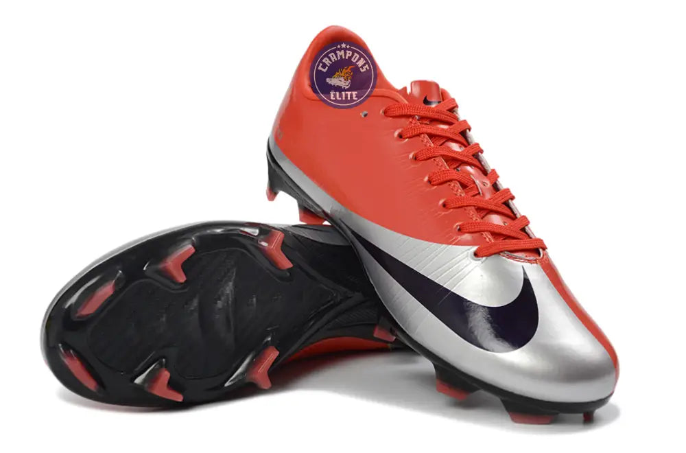 Image of Nike Air Zoom Mercurial 10 FG 25 ans de Légende - Rouge/Noir/Argenté