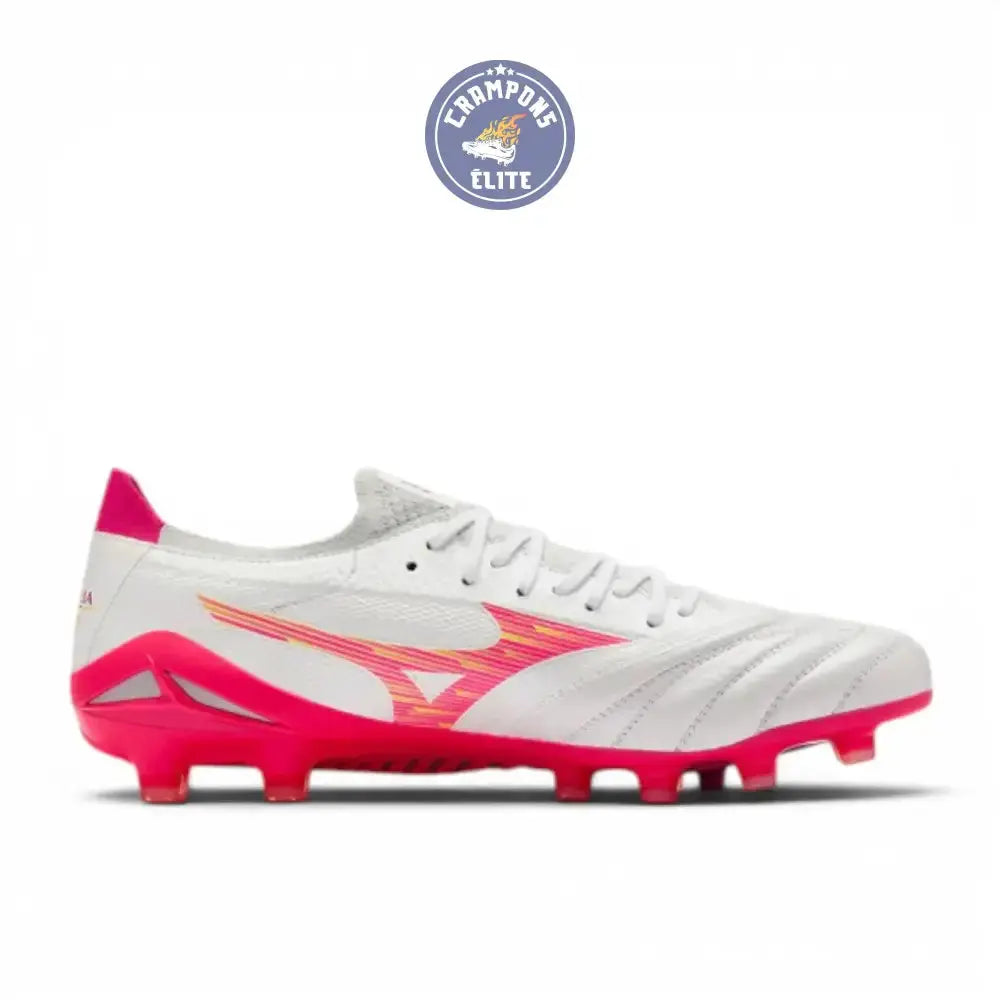 Image of Mizuno Morelia Neo 4 Beta Elite FG - Blanc/Rose Tetra/Violet Fuchsia