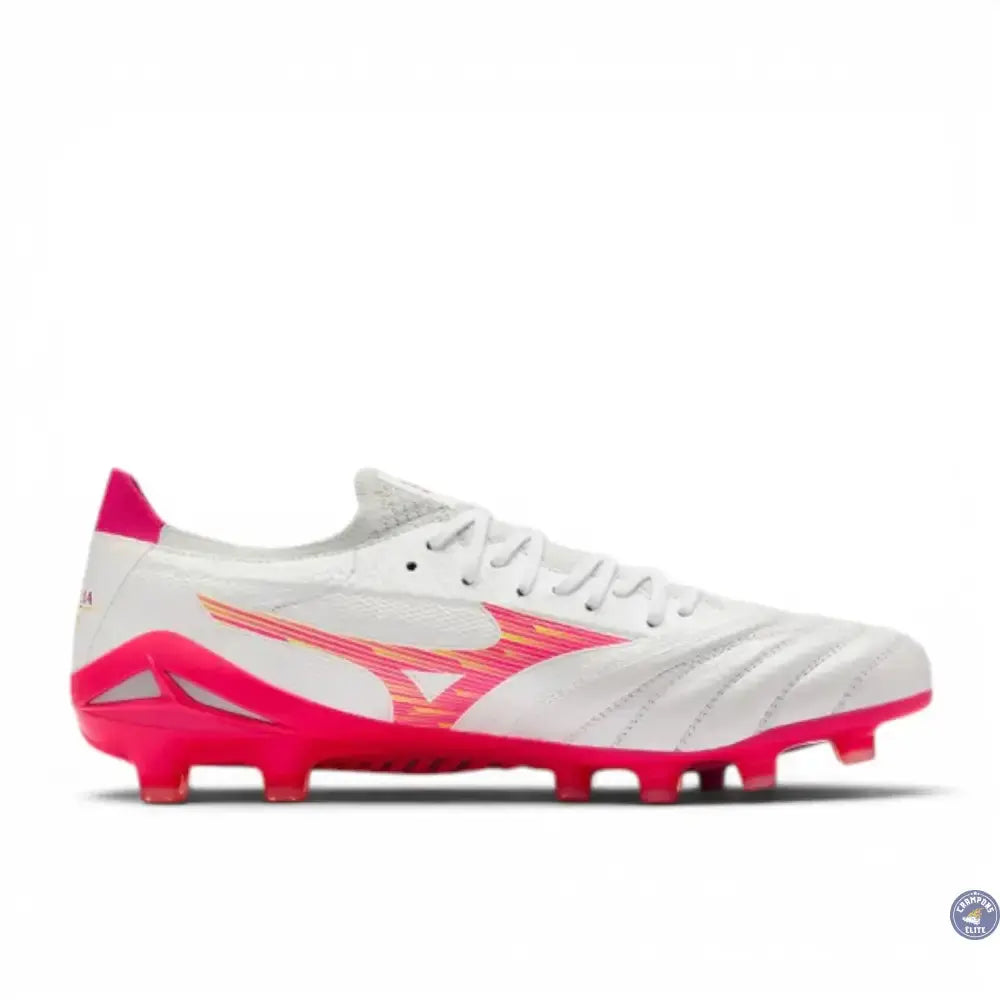 Image of Mizuno Morelia Neo 4 Beta Elite FG - Blanc/Rose Tetra/Violet Fuchsia