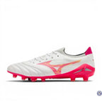 Mizuno Morelia Neo 4 Beta Elite FG - Blanc/Rose Tetra/Violet Fuchsia