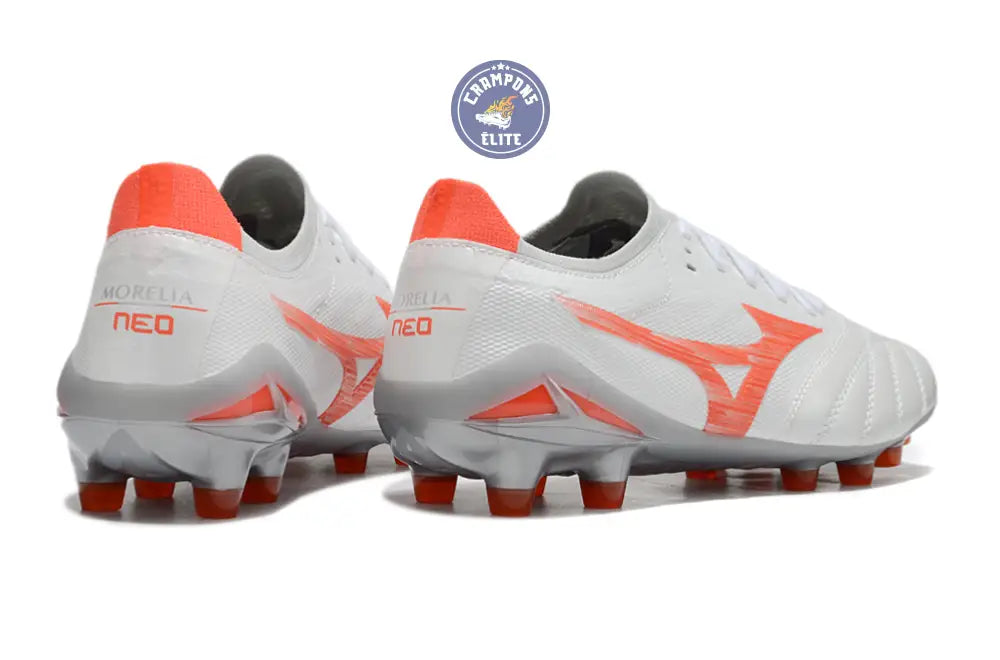 Image of Morelia Neo 4 Beta Elite FG/AG Charge - Blanc/Radiant Red