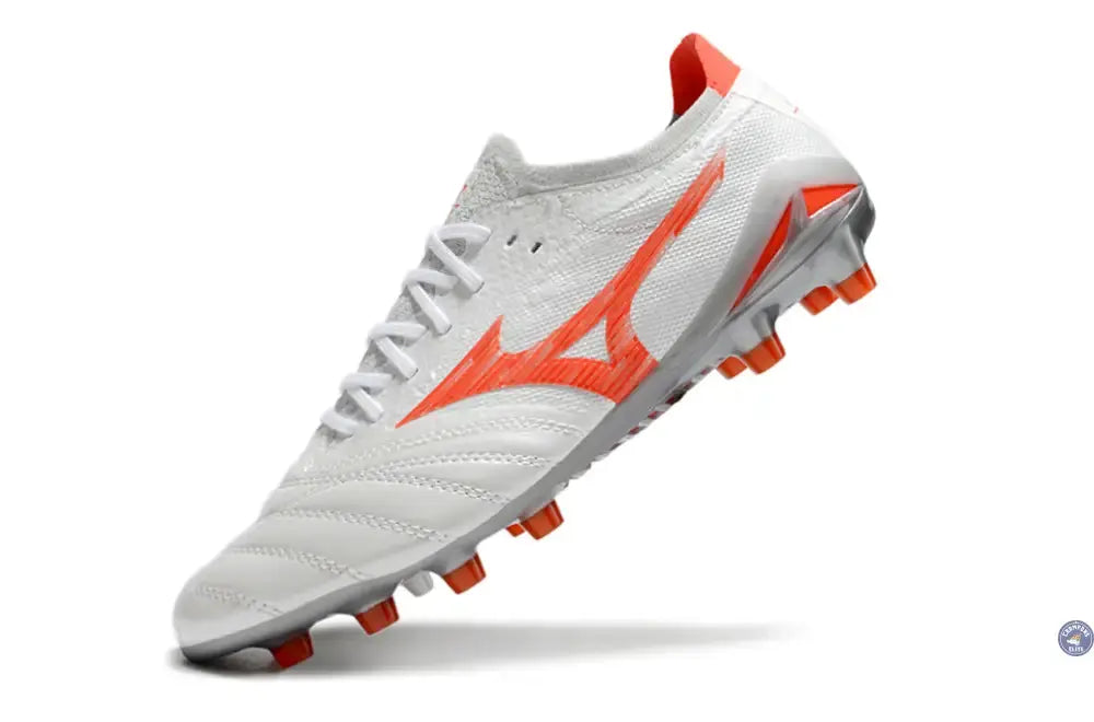 Morelia Neo 4 Beta Elite FG/AG Charge - Blanc/Radiant Red