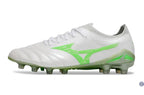 Morelia Neo 4 Beta Elite FG/AG Frontier - Blanc/Vert Néon/Cool Gray
