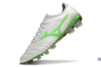 Morelia Neo 4 Beta Elite FG/AG Frontier - Blanc/Vert Néon/Cool Gray