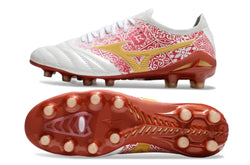 Image of Morelia Neo 4 Beta FG/AG Sergio Ramos 4 Vol. lll - Blanc/Doré/Rouge ÉDITION LIMITÉE