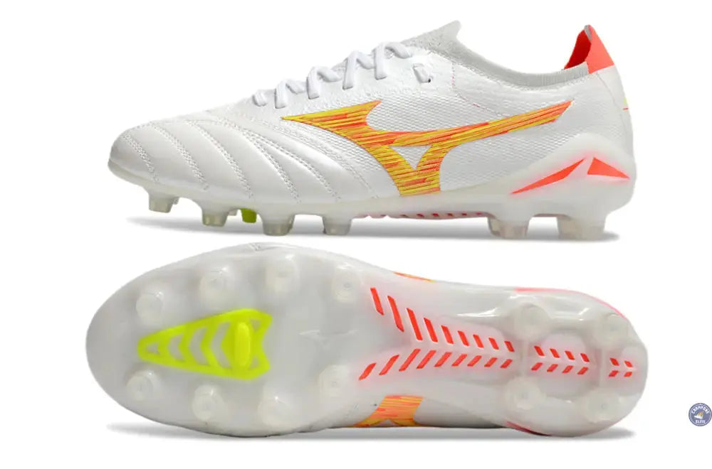 Image of Morelia Neo 4 Elite FG/AG - Blanc/Rouge/Jaune