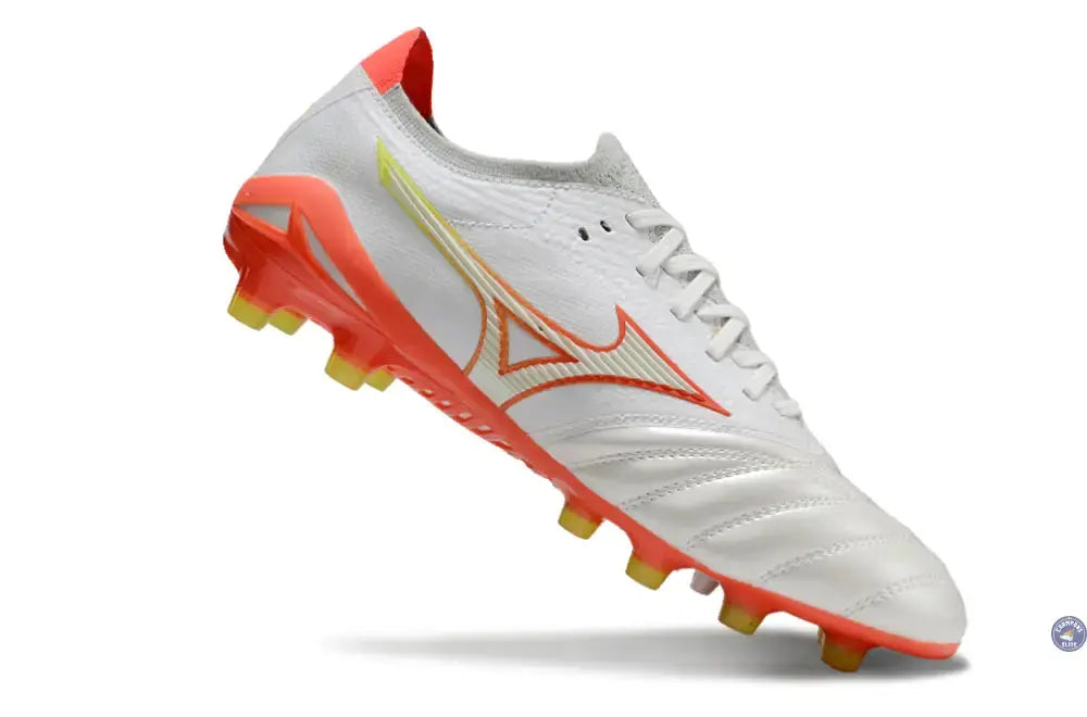 Image of Morelia Neo 4 Elite FG/AG - Blanche/Orange/Jaune