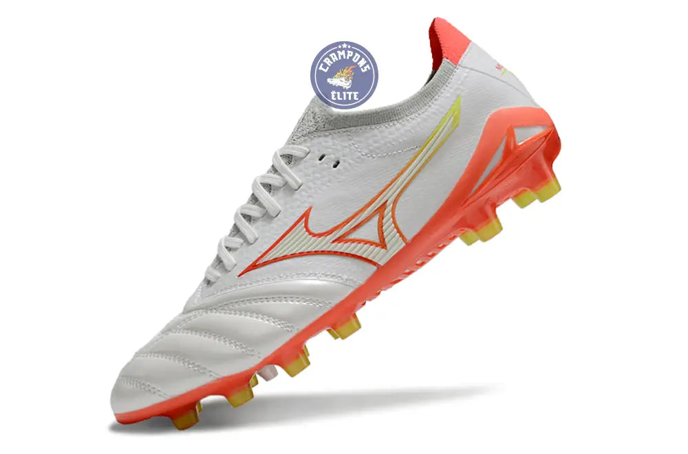 Image of Morelia Neo 4 Elite FG/AG - Blanche/Orange/Jaune
