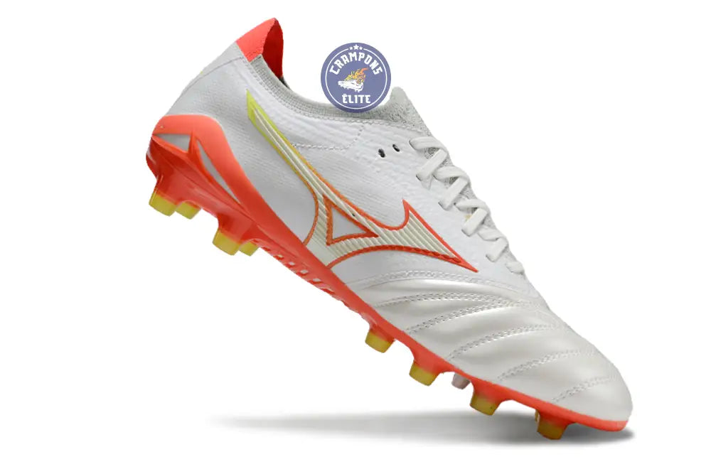 Image of Morelia Neo 4 Elite FG/AG - Blanche/Orange/Jaune