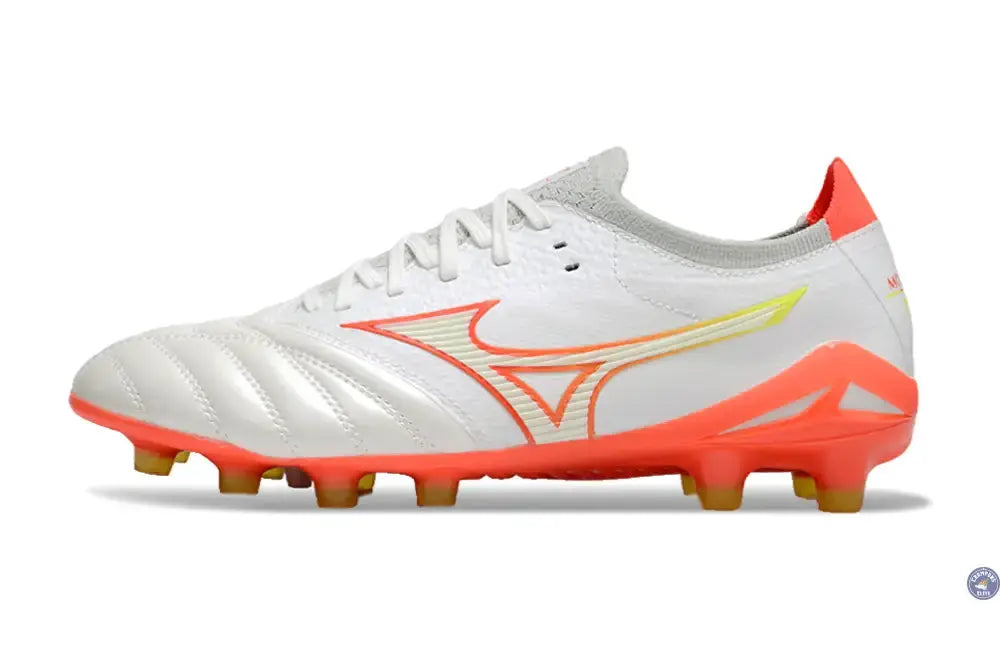 Morelia Neo 4 Elite FG/AG - Blanche/Orange/Jaune