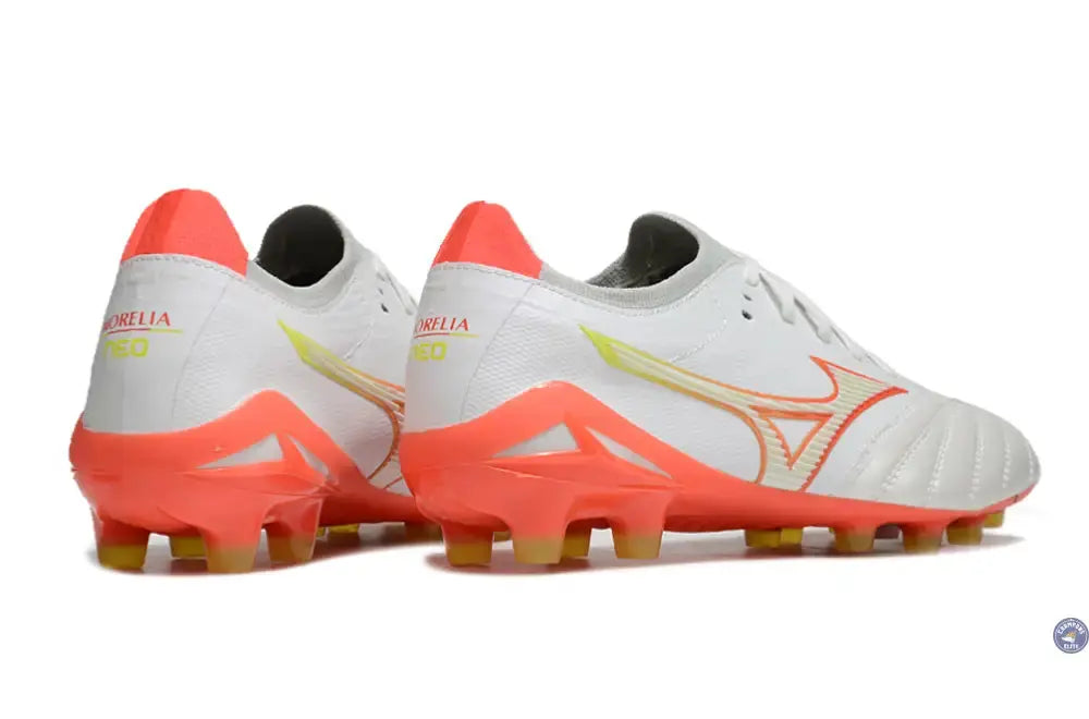 Morelia Neo 4 Elite FG/AG - Blanche/Orange/Jaune