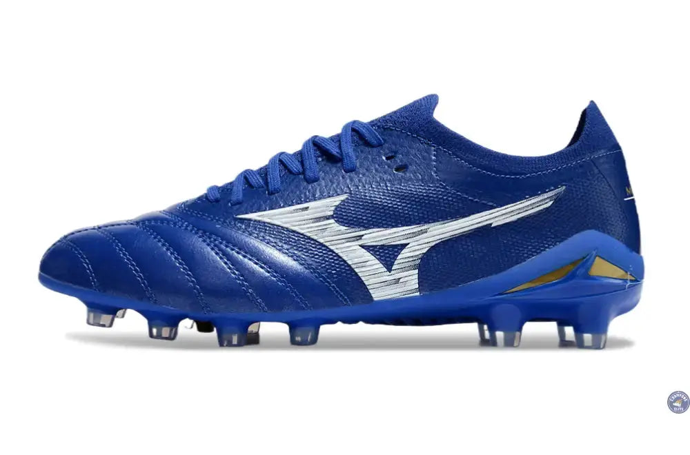Image of Morelia Neo 4 Elite FG/AG - Bleu/Blanc/Doré