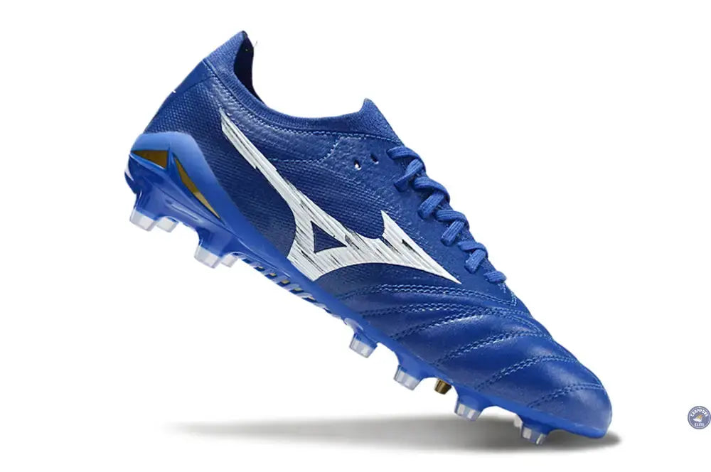 Image of Morelia Neo 4 Elite FG/AG - Bleu/Blanc/Doré