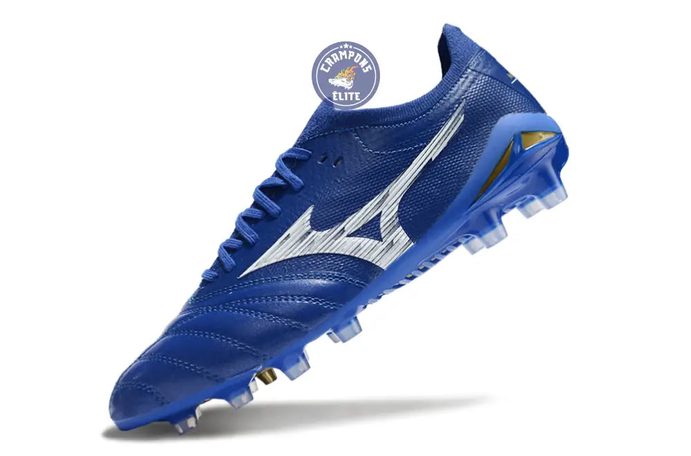 Image of Morelia Neo 4 Elite FG/AG - Bleu/Blanc/Doré