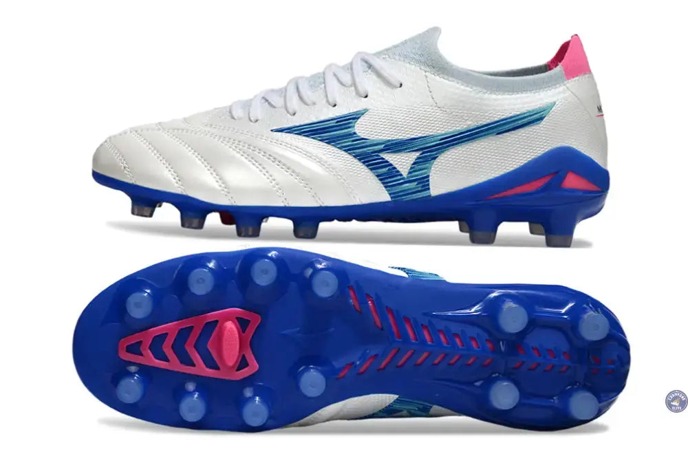 Image of MORELIA NEO IV BETA FG URBAN ELECTRIC - BLANC/TURQUOISE/ROSE