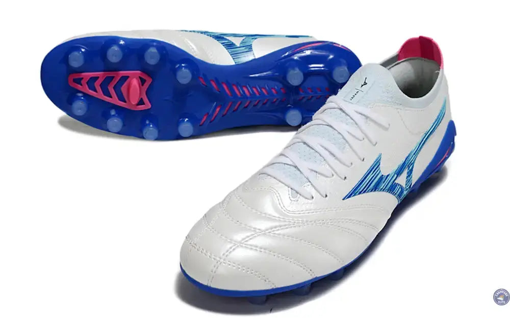 Image of MORELIA NEO IV BETA FG URBAN ELECTRIC - BLANC/TURQUOISE/ROSE