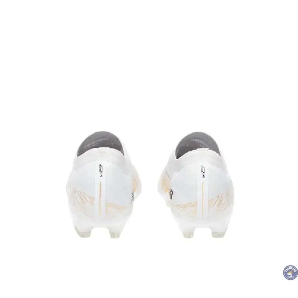 New Balance FURON ELITE V8 FG - Blanc/Or Métallique/Noir