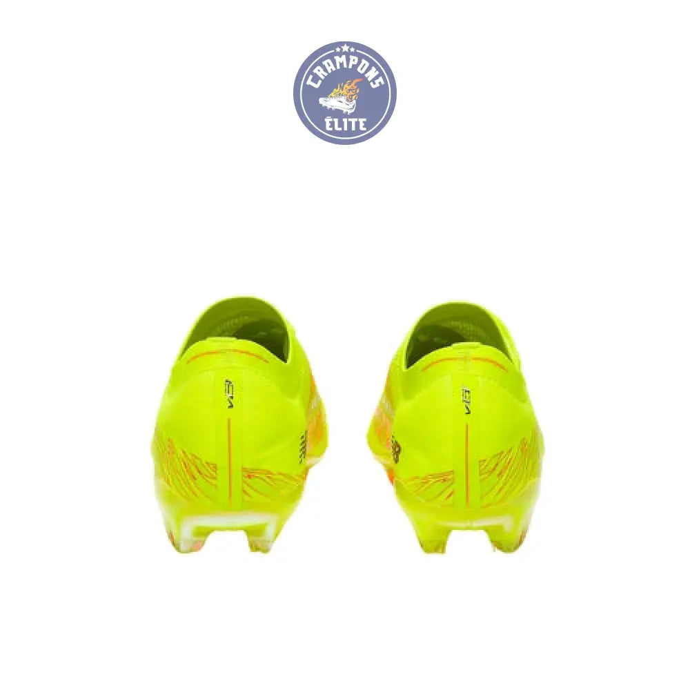 Image of New Balance FURON ELITE V8 FG - Jaune Hi-Lite/Rouge Energie