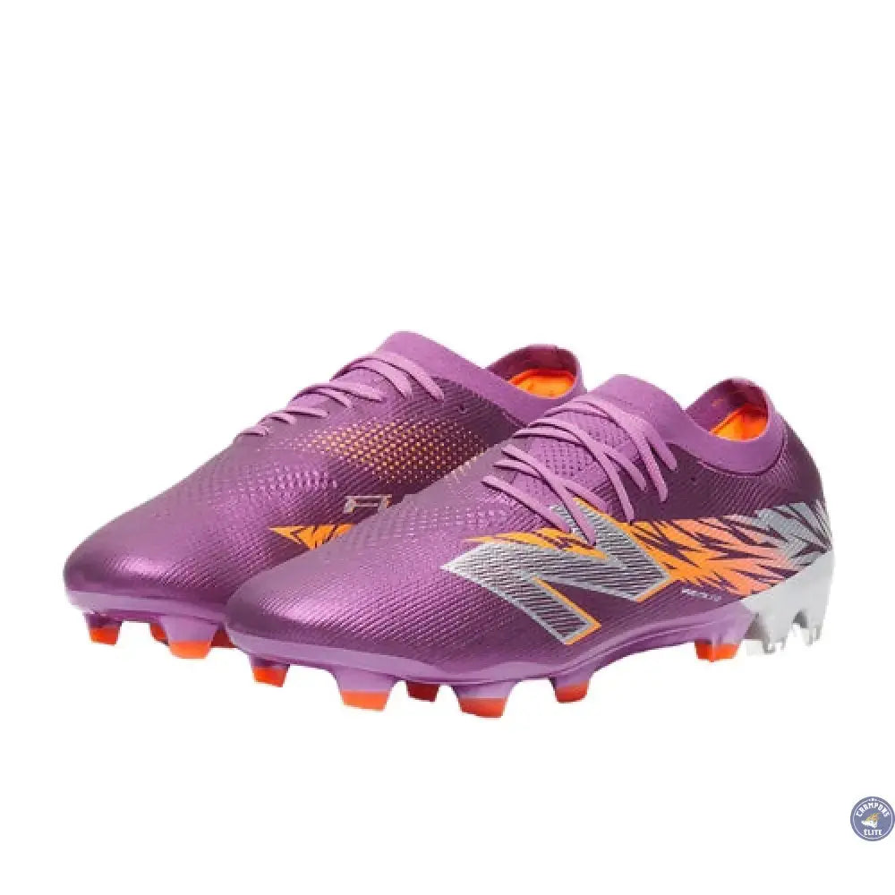 Image of New Balance FURON ELITE V8 FG - Violet/Orange/Gris
