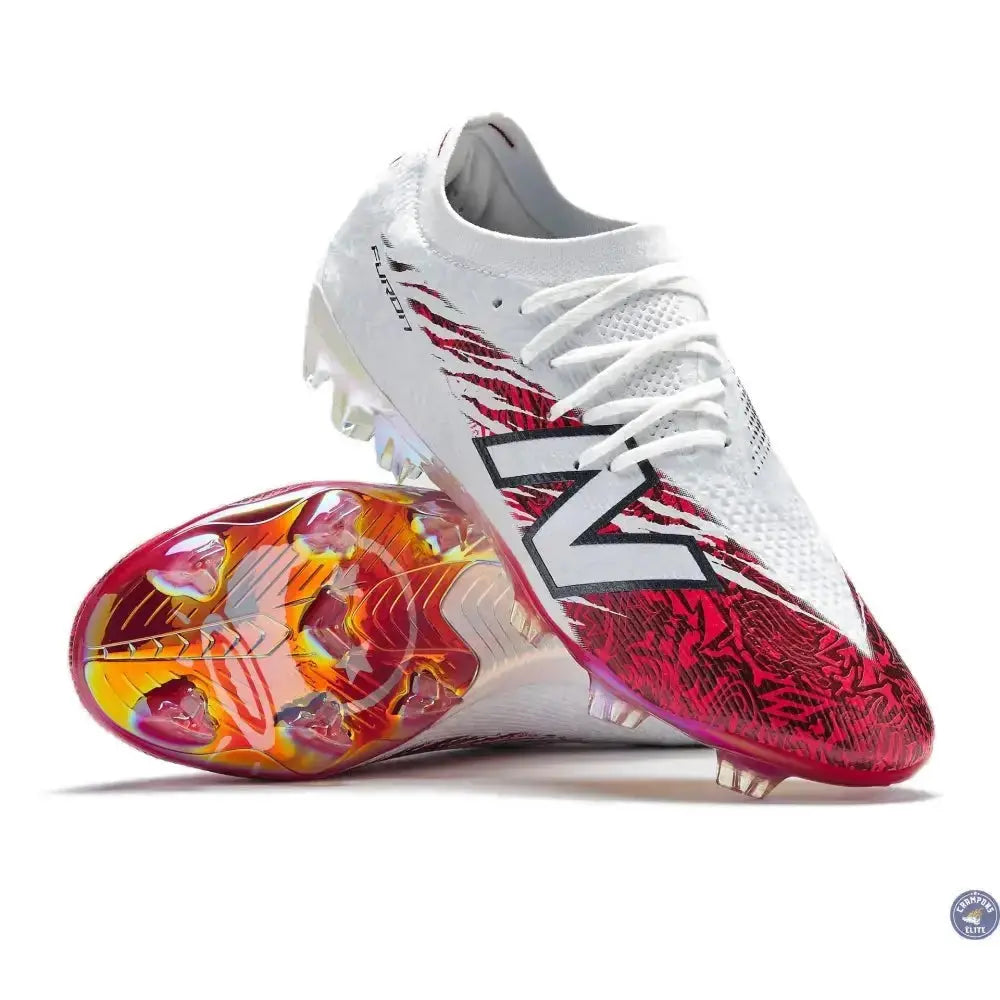 New Balance Furon V8 Elite FG x Saka - Blanc/Rouge