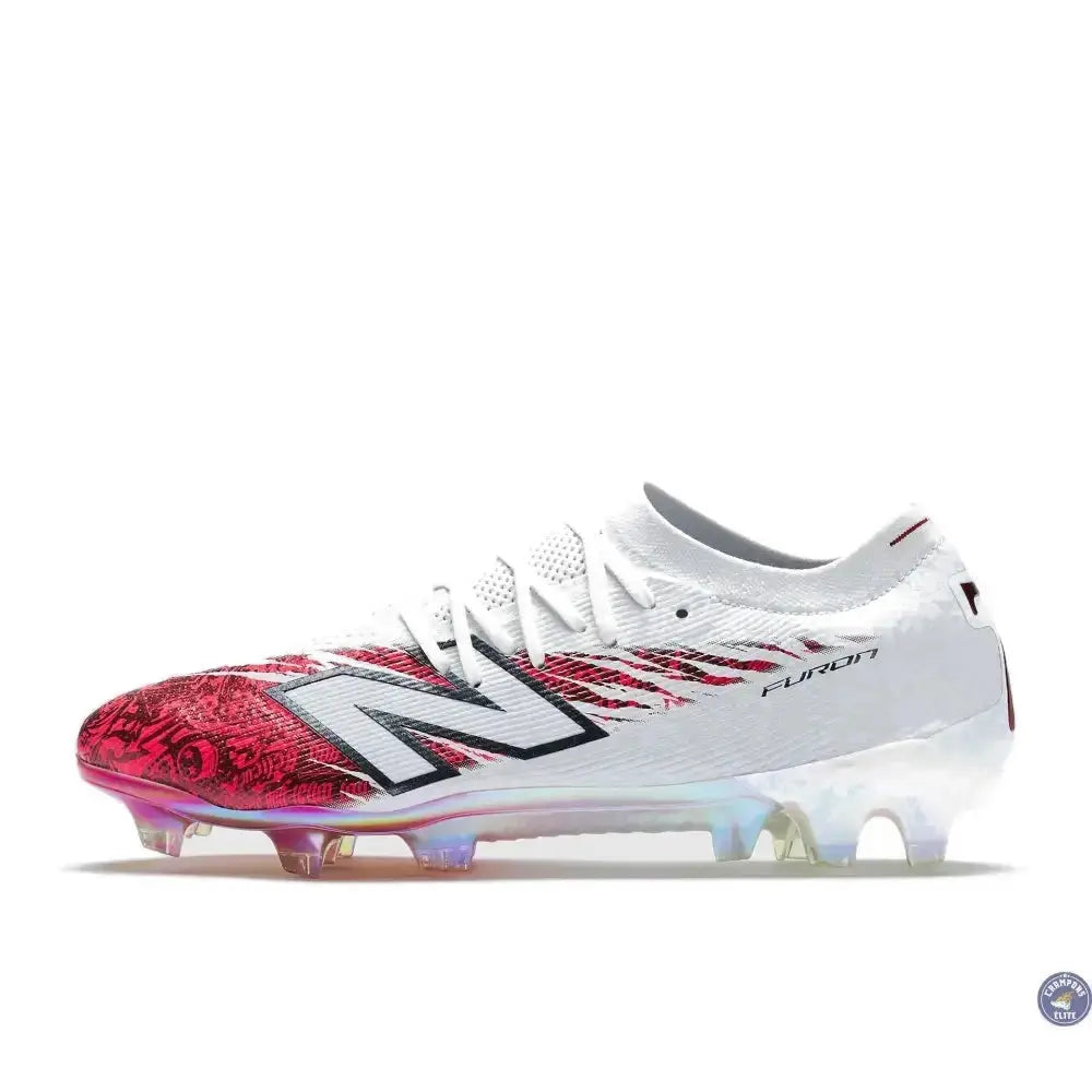 New Balance Furon V8 Elite FG x Saka - Blanc/Rouge