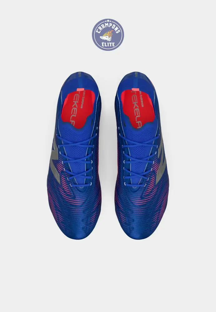 Image of NEW BALANCE TEKELA V5 ELITE LOW CUT FG Cause & effect - Blue Gemstone