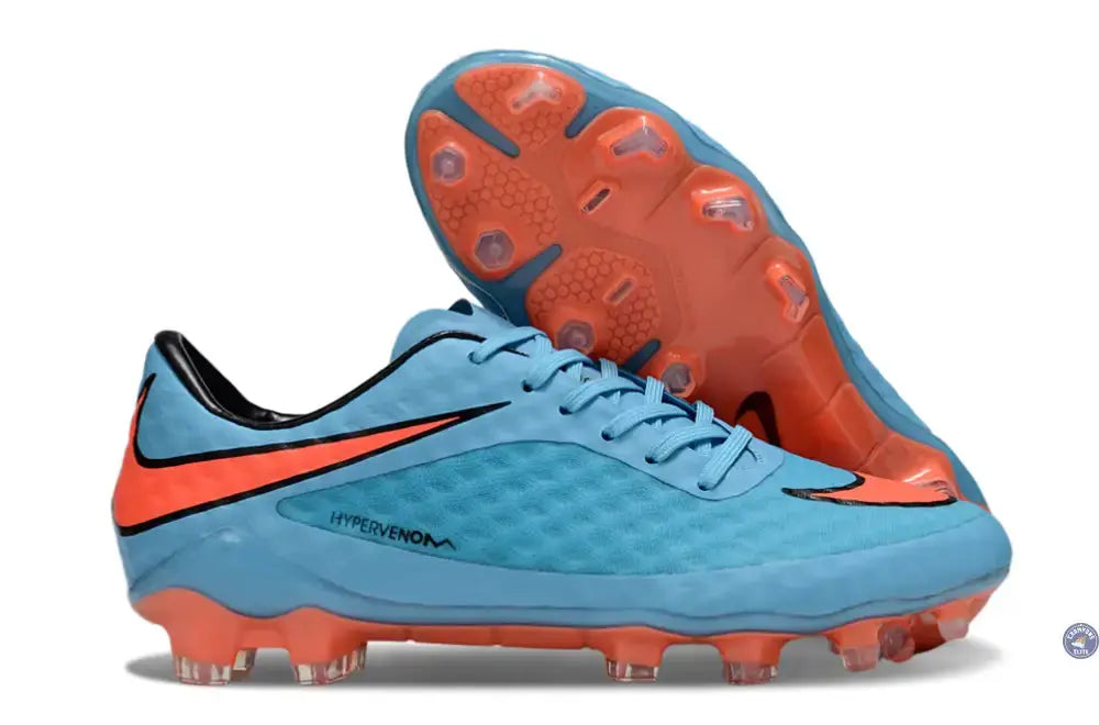 Image of New Hypervenom 1 FG Bleu/Orange/Noir