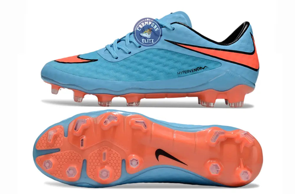 Image of New Hypervenom 1 FG Bleu/Orange/Noir