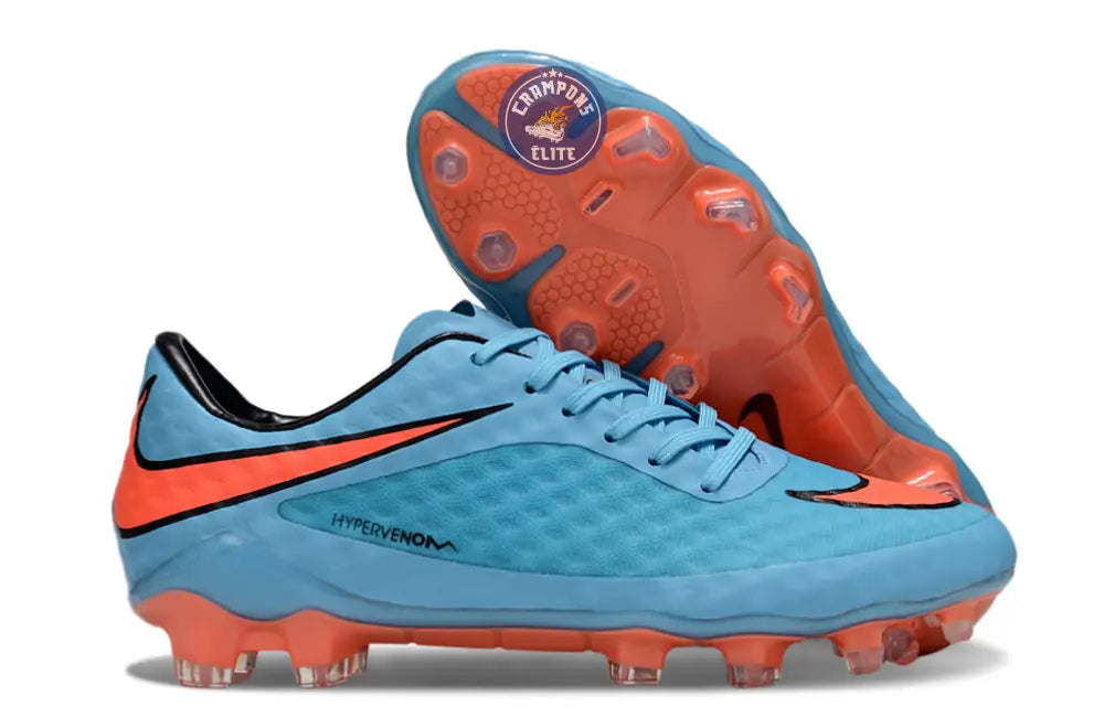 Image of New Hypervenom 1 FG Bleu/Orange/Noir