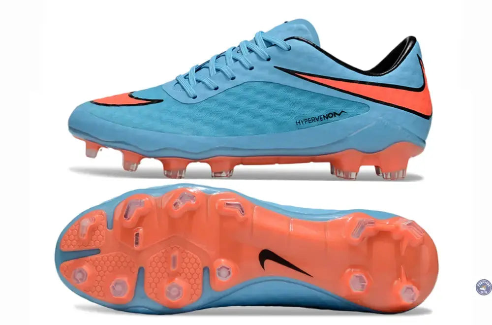 Image of New Hypervenom 1 FG Bleu/Orange/Noir
