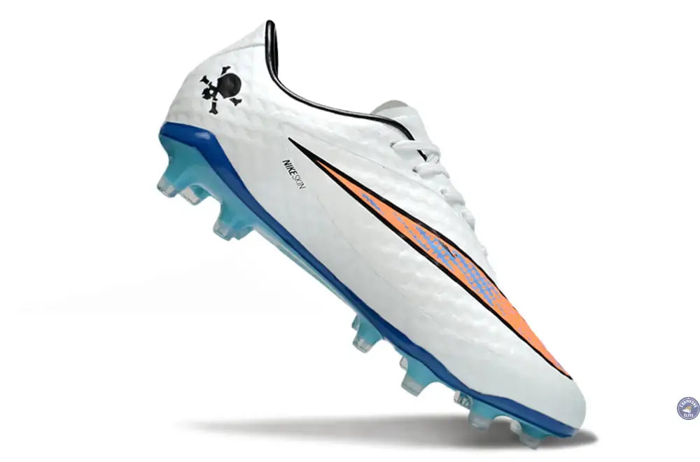Image of New Hypervenom 1 Phantom FG Blanc/Bleu/Orange