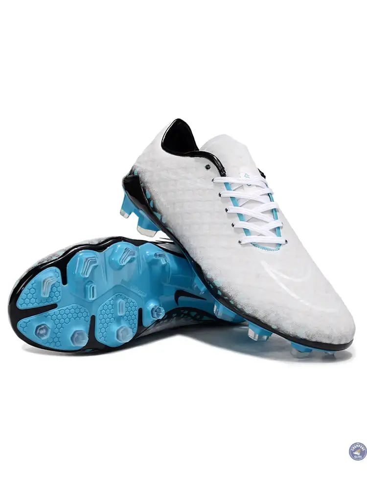 Image of New Hypervenom Phantom 1 FG - Blanc/Bleu/Noir