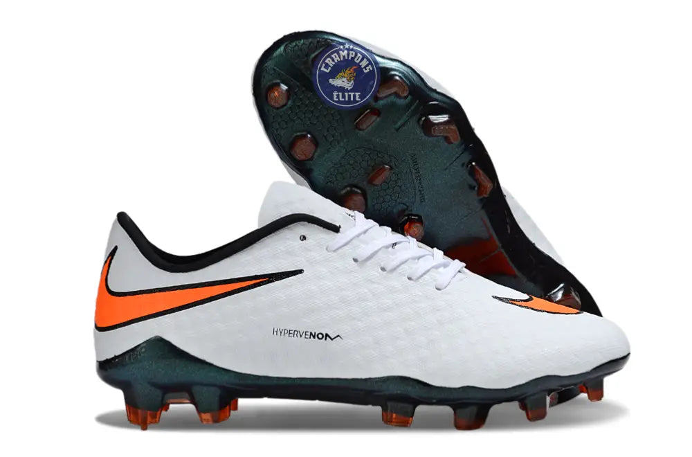 New Hypervenom Phantom 1 FG - Blanc/Noir/Orange