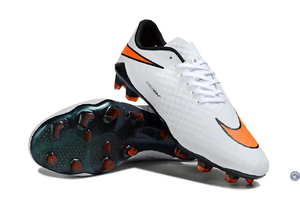 Image of New Hypervenom Phantom 1 FG - Blanc/Noir/Orange