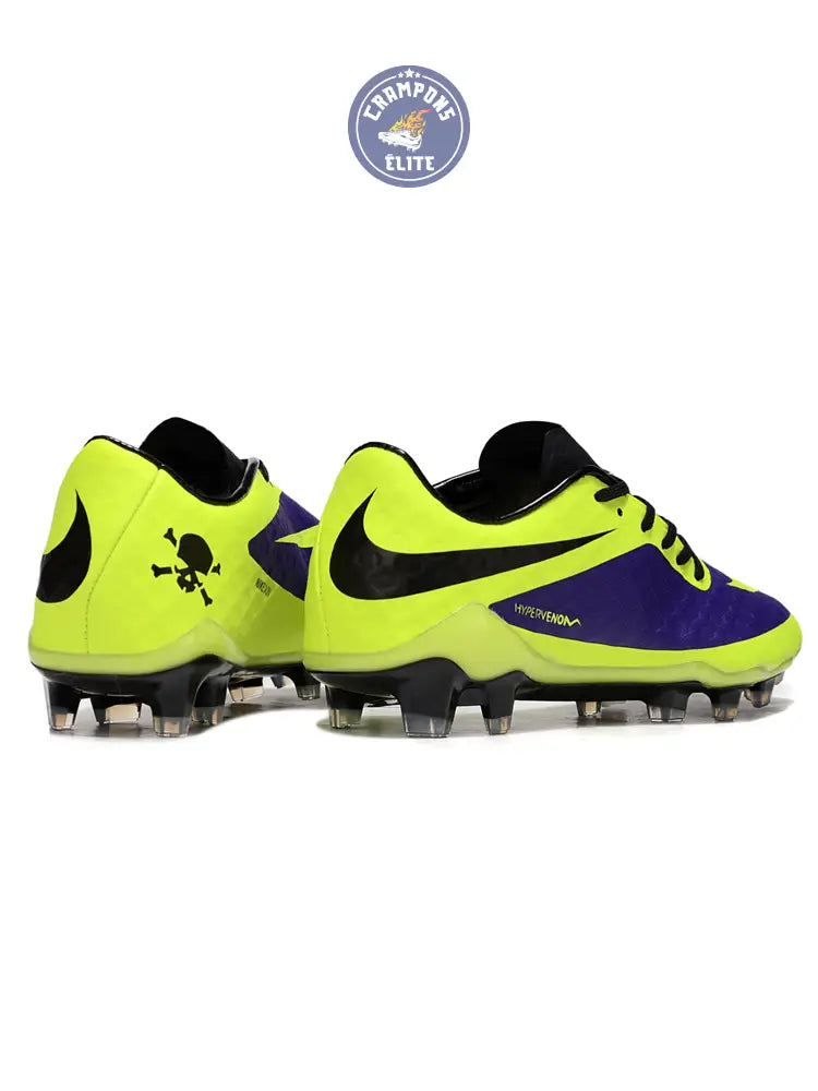 Image of New Hypervenom Phantom 1 FG - Neon/Lilla/Sort