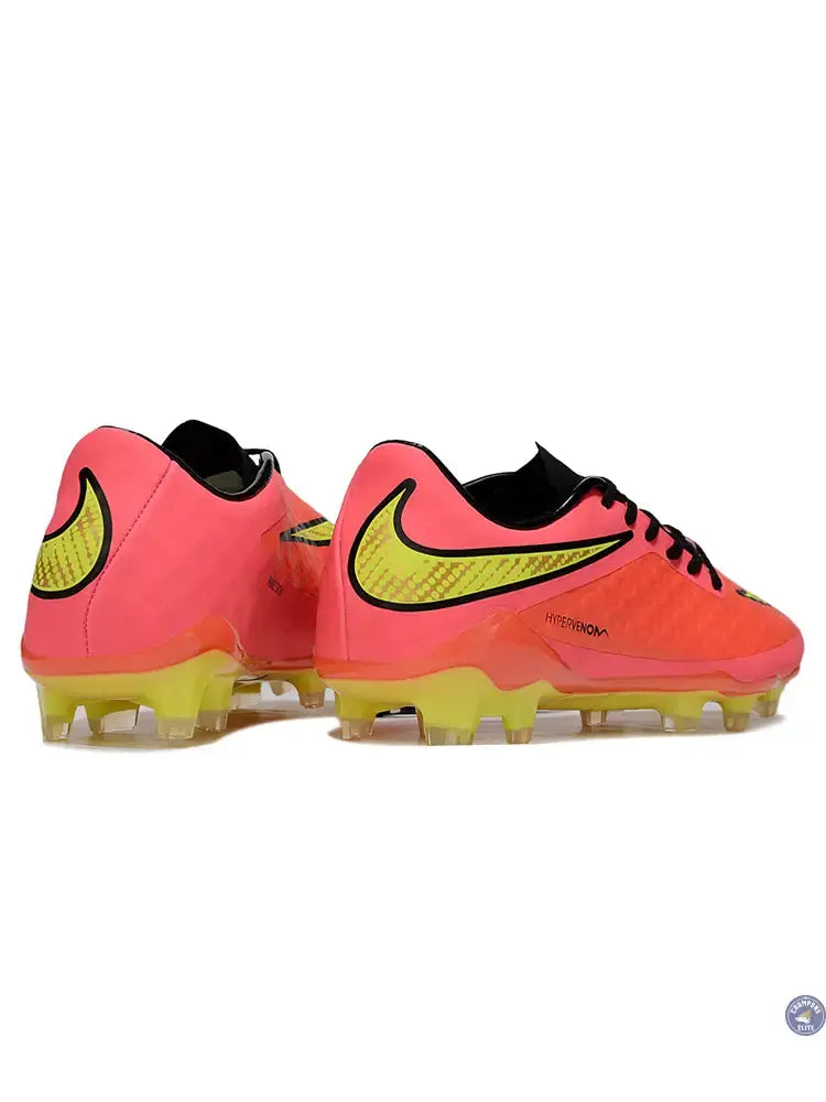 Image of New Hypervenom Phantom 1 FG - Rød/Neon/Sort
