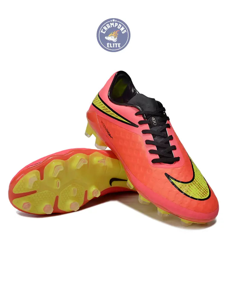 New Hypervenom Phantom 1 FG - Rød/Neon/Sort