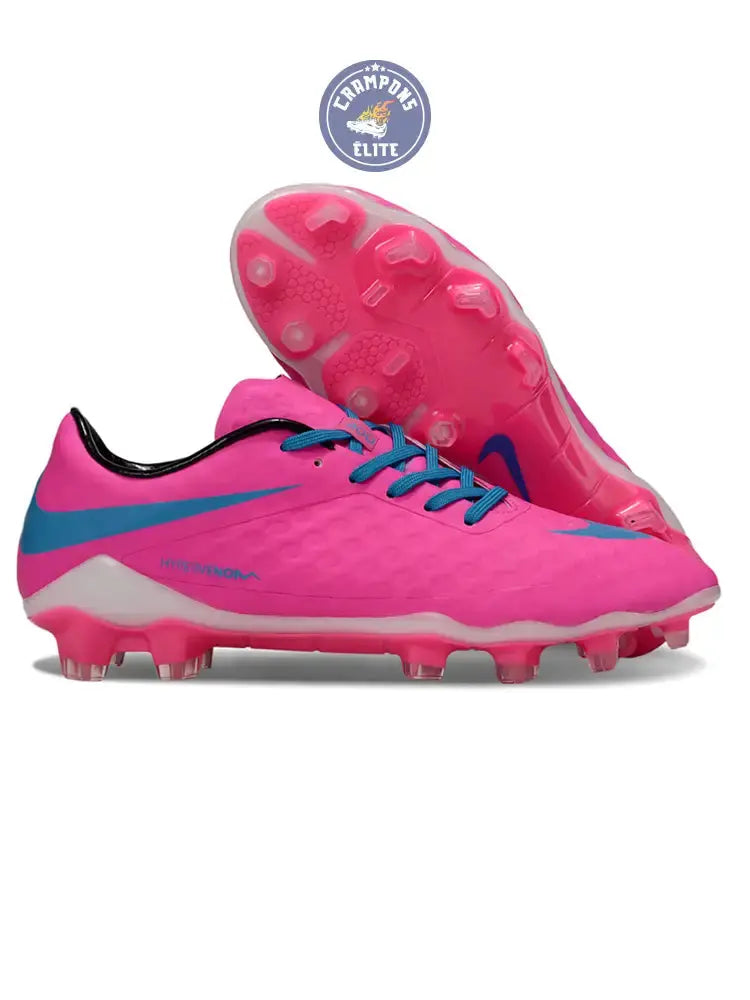 Image of New Hypervenom Phantom 1 FG - Rose/Bleu