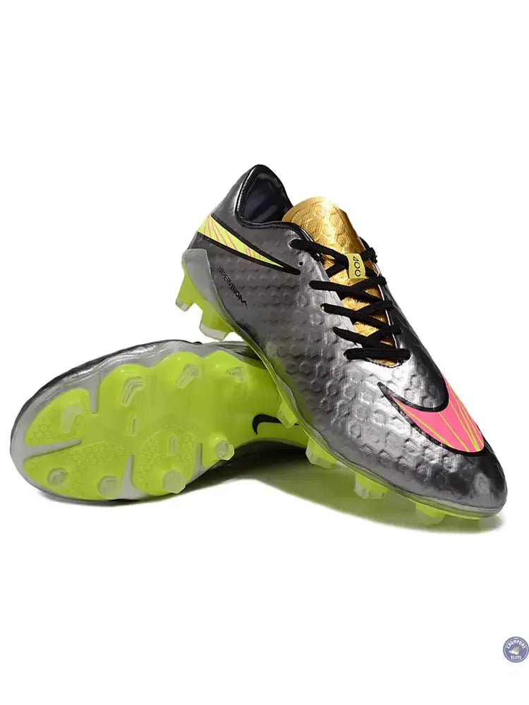 Image of New Hypervenom Phantom 1 FG - Sølv/Guld/Neon