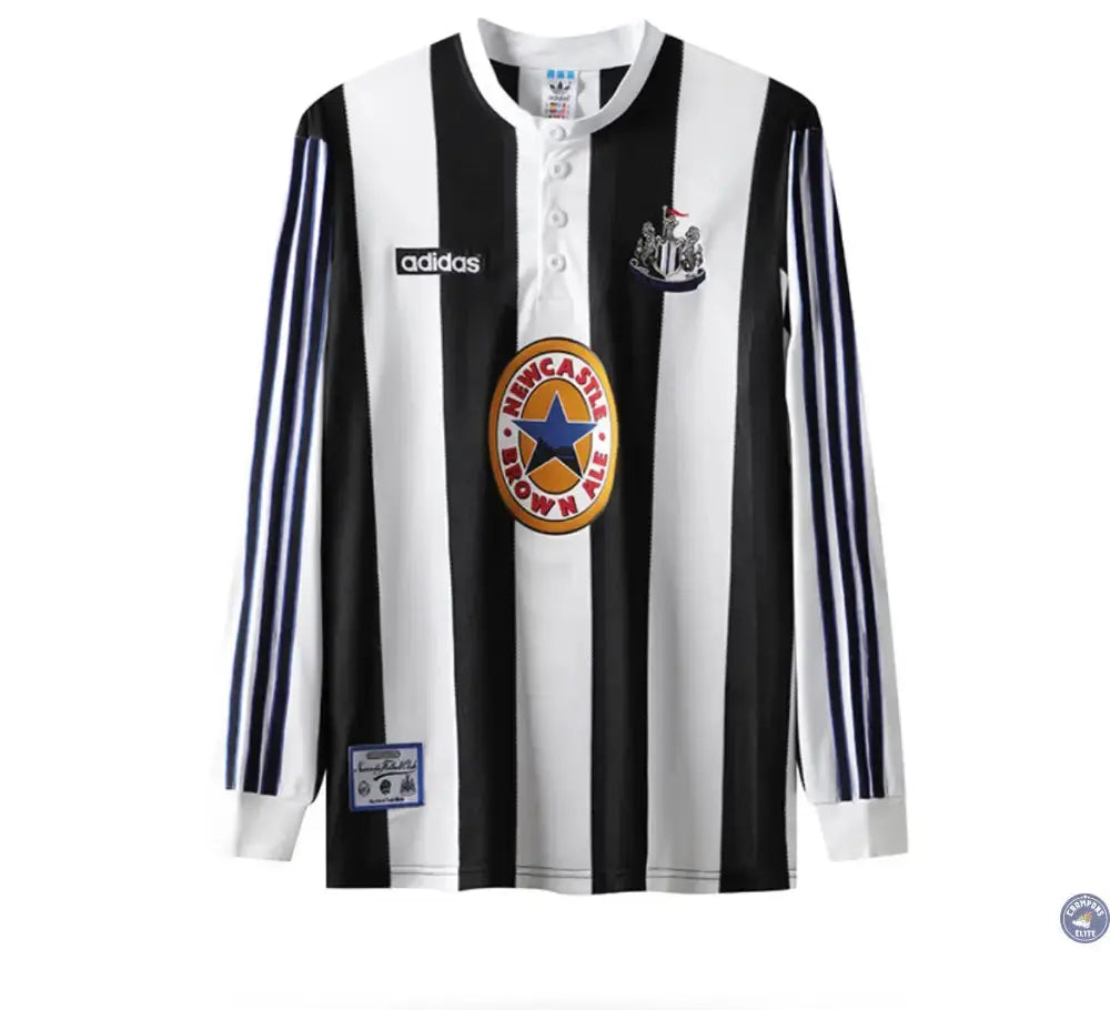 Newcastle 1995/96 Domicile à manches longues