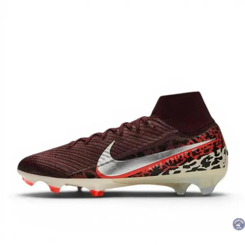 Nike Air Zoom Mercurial Superfly 10 Elite FG United - Bordeaux/Argenté/Universal Red/Gris