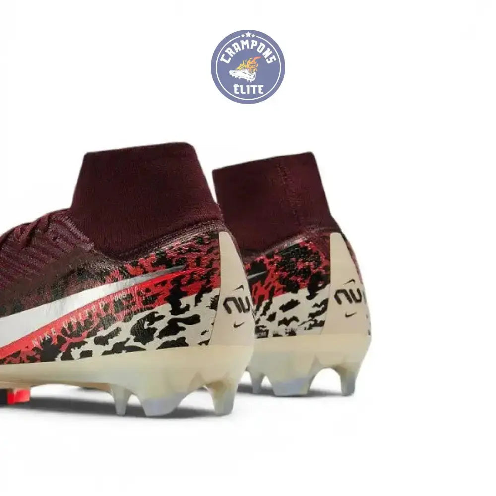 Image of Nike Air Zoom Mercurial Superfly 10 Elite FG United - Bordeaux/Argenté/Universal Red/Gris