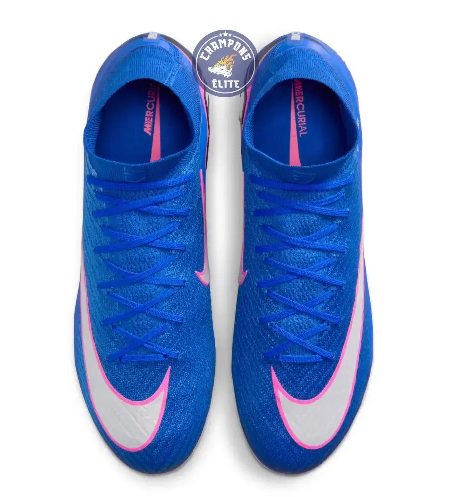 Image of MERCURIAL SUPERFLY 10 ELITE FG - ATTACK PACK - BLEU/ARGENT/ROSE