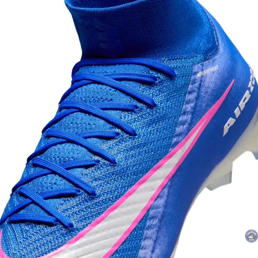 MERCURIAL SUPERFLY 10 ELITE FG - ATTACK PACK - BLEU/ARGENT/ROSE