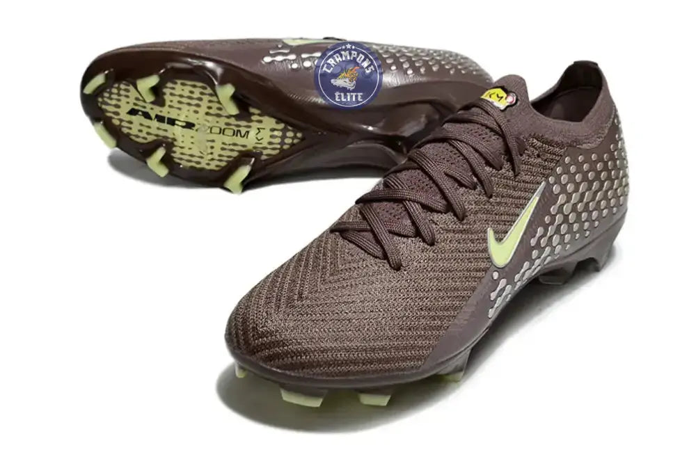 MERCURIAL VAPOR 16 ELITE FG MBAPPE PERSONAL EDITION - MARRON/VERT/ARGENTÉ