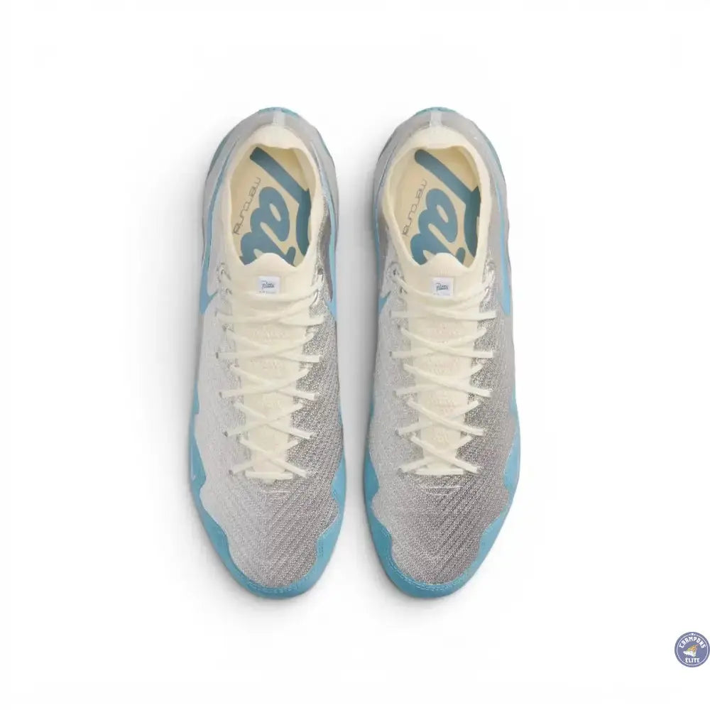 Nike Air Zoom Mercurial Vapor 16 Elite FG Patta - Chrome/Noise Aqua/Blanc ÉDITION LIMITÉE