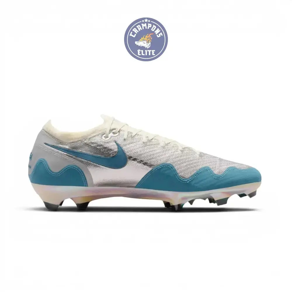 Image of Nike Air Zoom Mercurial Vapor 16 Elite FG Patta - Chrome/Noise Aqua/Blanc ÉDITION LIMITÉE