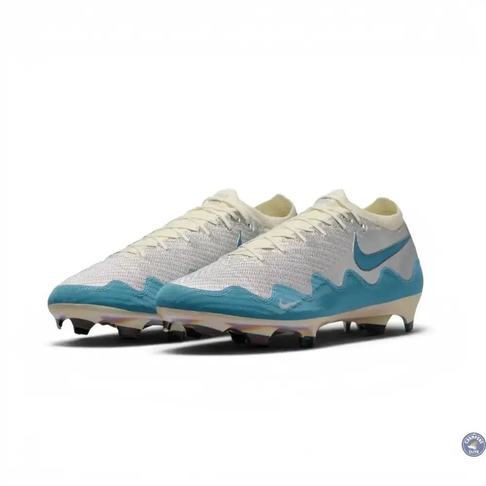 Image of Nike Air Zoom Mercurial Vapor 16 Elite FG Patta - Chrome/Noise Aqua/Blanc ÉDITION LIMITÉE