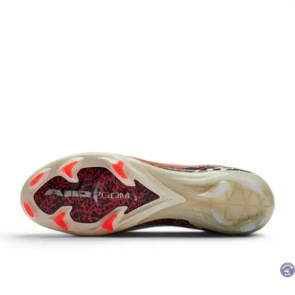 Image of Nike Air Zoom Mercurial Vapor 16 Elite FG United - Bordeaux/Argenté/Universal Red/Gris